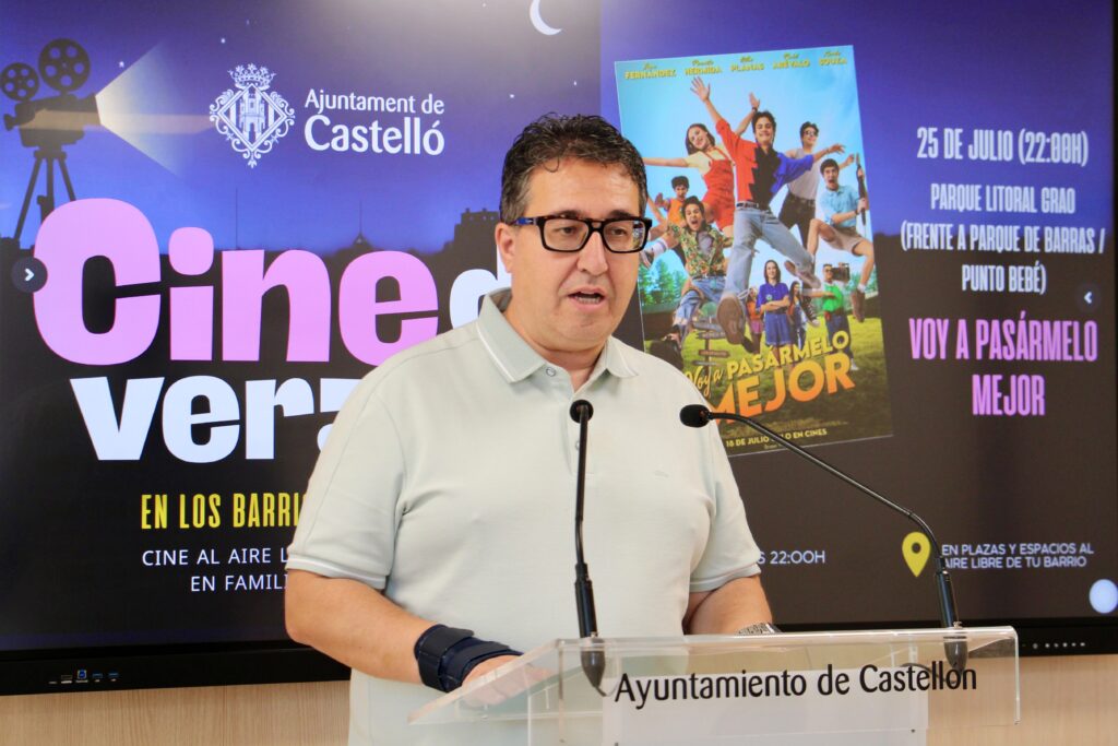 Castellón invita a disfrutar del séptimo arte al aire libre en las noches de verano con la campaña “Cine en los Barrios”