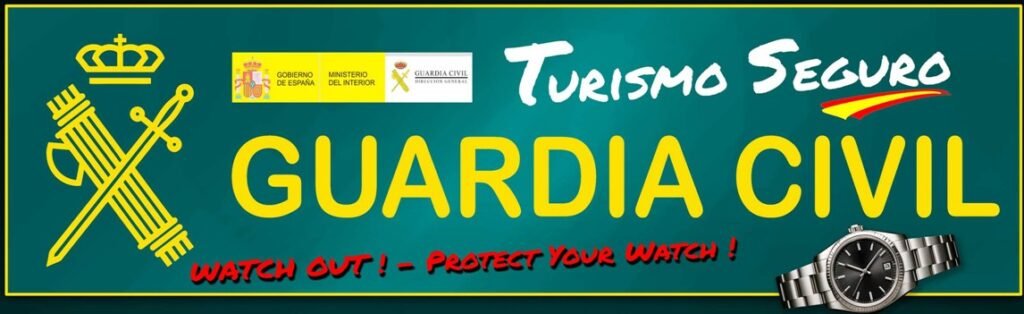 La Guardia Civil de Castellón dentro del Plan Turismo Seguro alerta de la sustracción de relojes de lujo a turistas y personas de avanzada edad