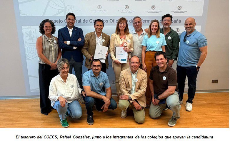 El COECS apoya la candidatura de Alianza Enfermera para promover una renovación en el Consejo General de Enfermería