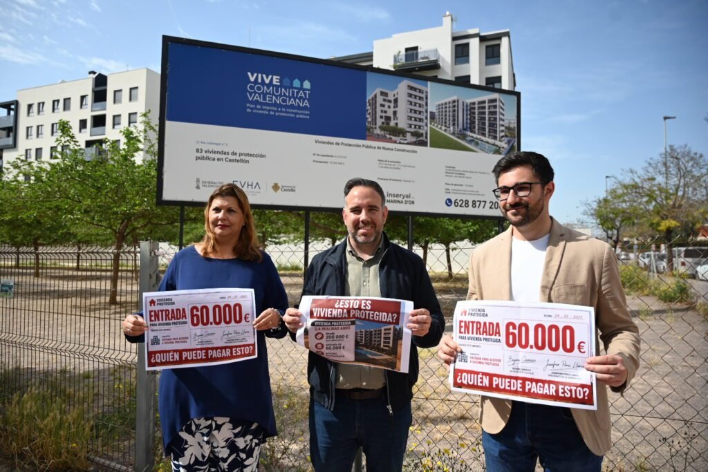 El PSPV vuelve a tender la mano al gobierno de Carrasco para alcanzar un pacto por la vivienda y frenar la «deriva ultra» en las ayudas al alquiler joven