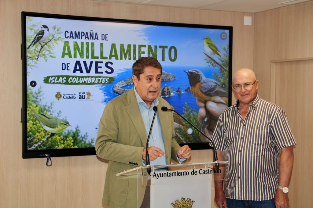 Castellón presenta los resultados de la campaña de anillamiento de aves en el parque natural de las Islas Columbretes con 2.117 capturas registradas