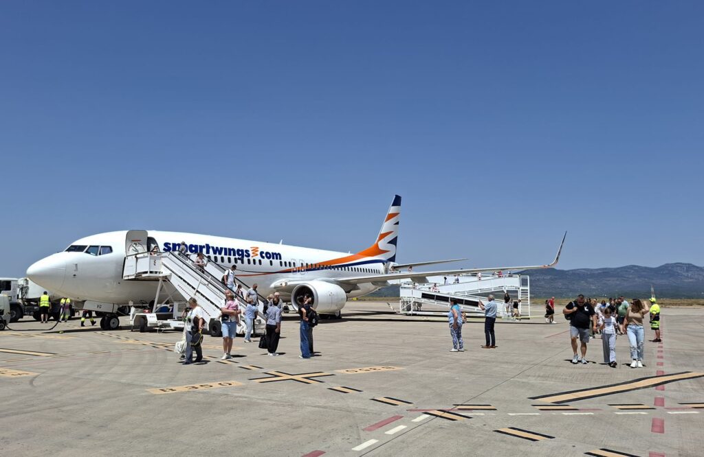 El aeropuerto de Castellón acoge una operativa chárter para canalizar la llegada de hasta 2.700 turistas eslovacos