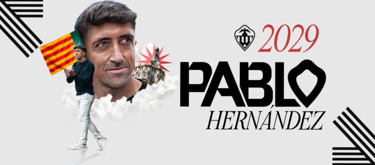 Pablo Hernández renueva con el CD Castellón hasta 2029