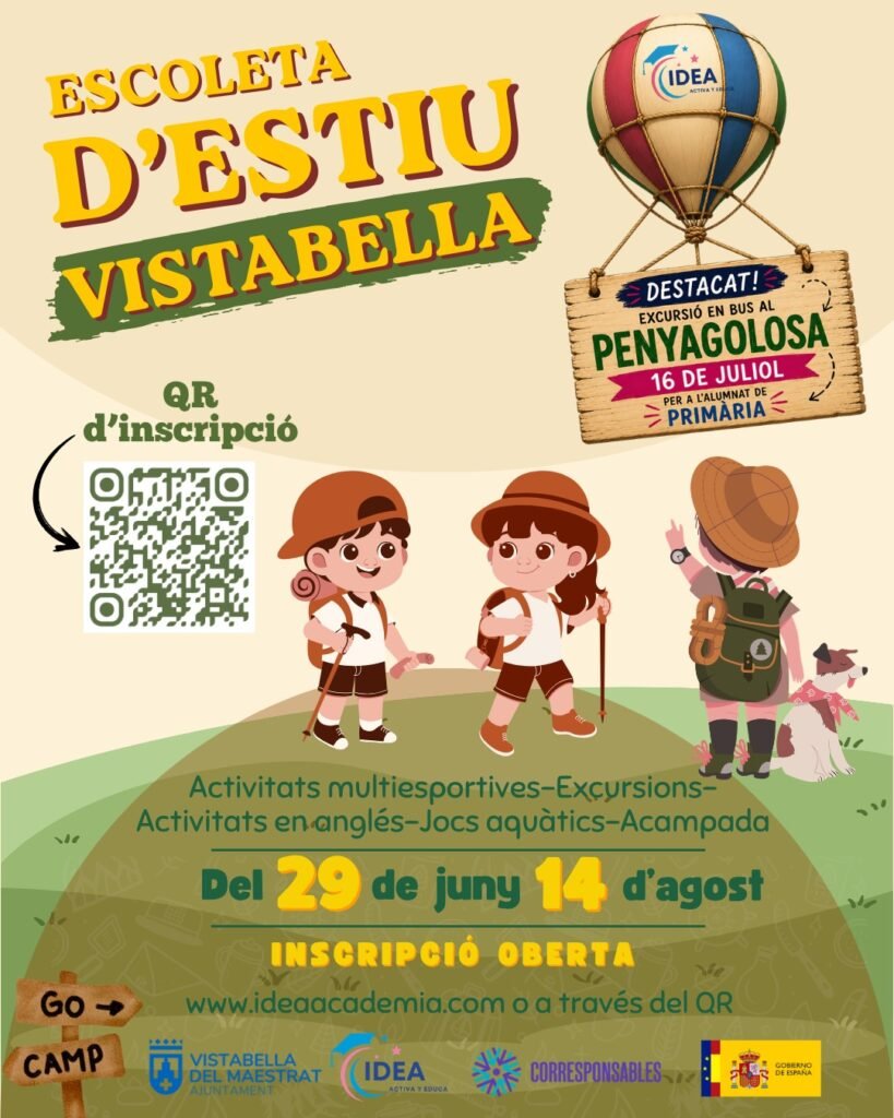 Vistabella activa la Escuela de Verano con 7 semanas de programación