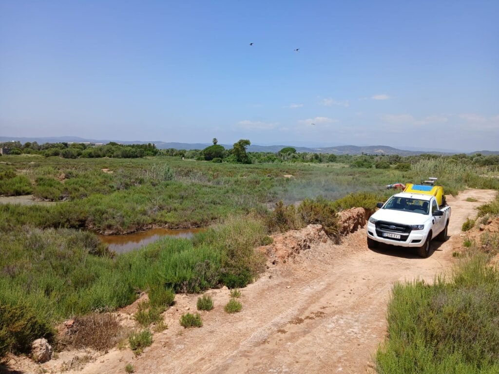 La Diputación de Castellón refuerza los tratamientos contra los mosquitos en las marjales litorales tras las últimas lluvias