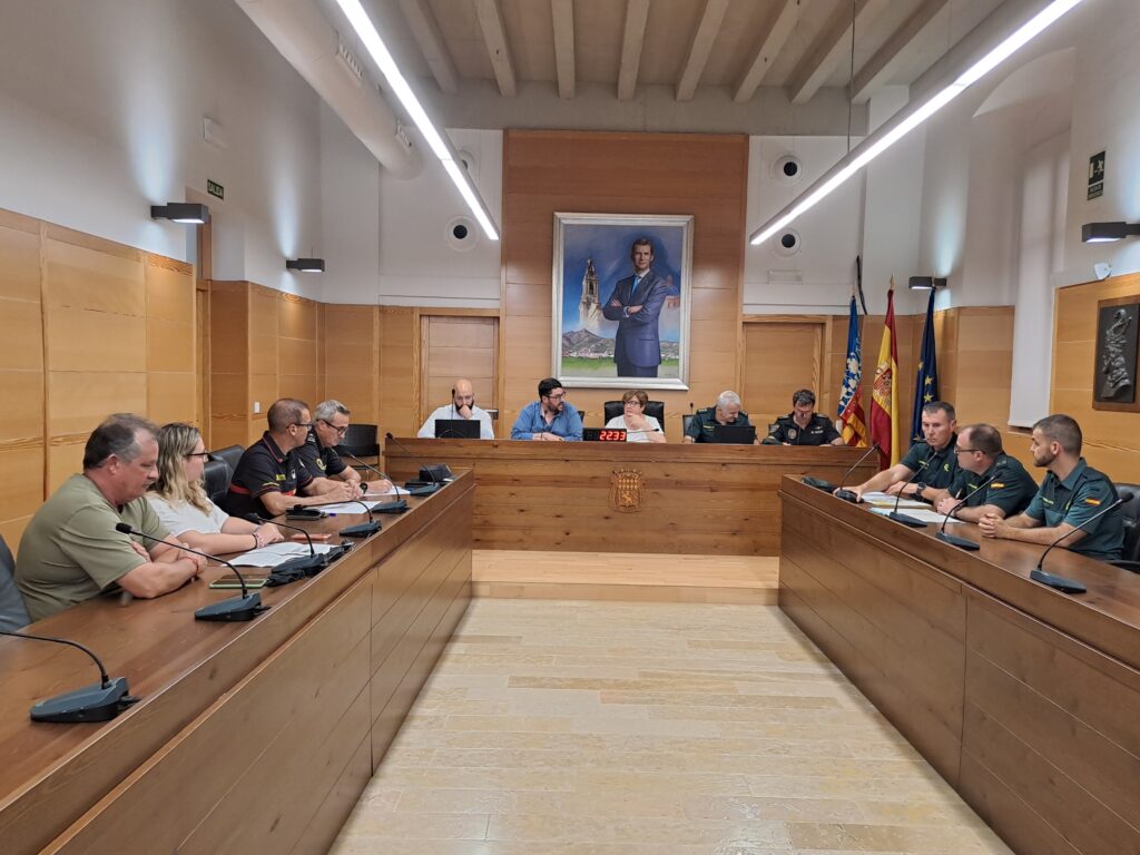 Las diferentes fuerzas de seguridad coordinan los dispositivos para las fiestas de agosto de Nules