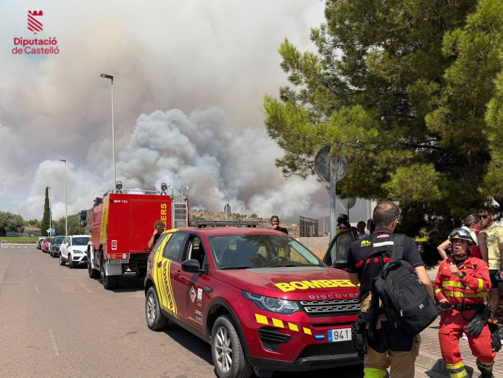 Incendio en La Vall d’Uixó