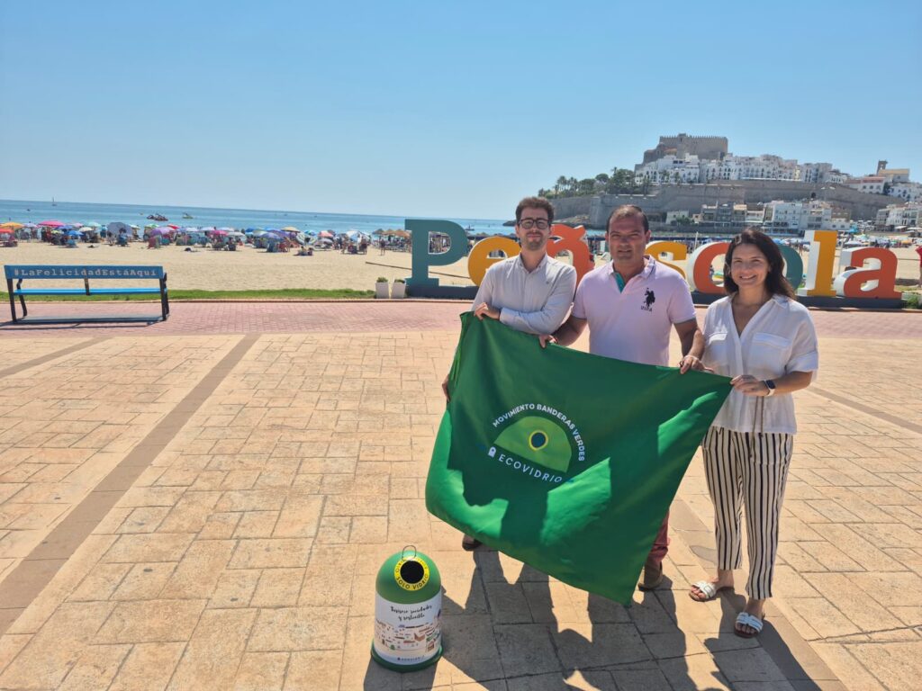 Peñíscola competirá este verano para conseguir la Bandera Verde de la Sostenibilidad de Ecovidrio