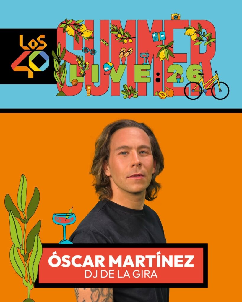 Espectacular cartel de LOS40 Summer Live 2026 en Peñíscola – foto 1