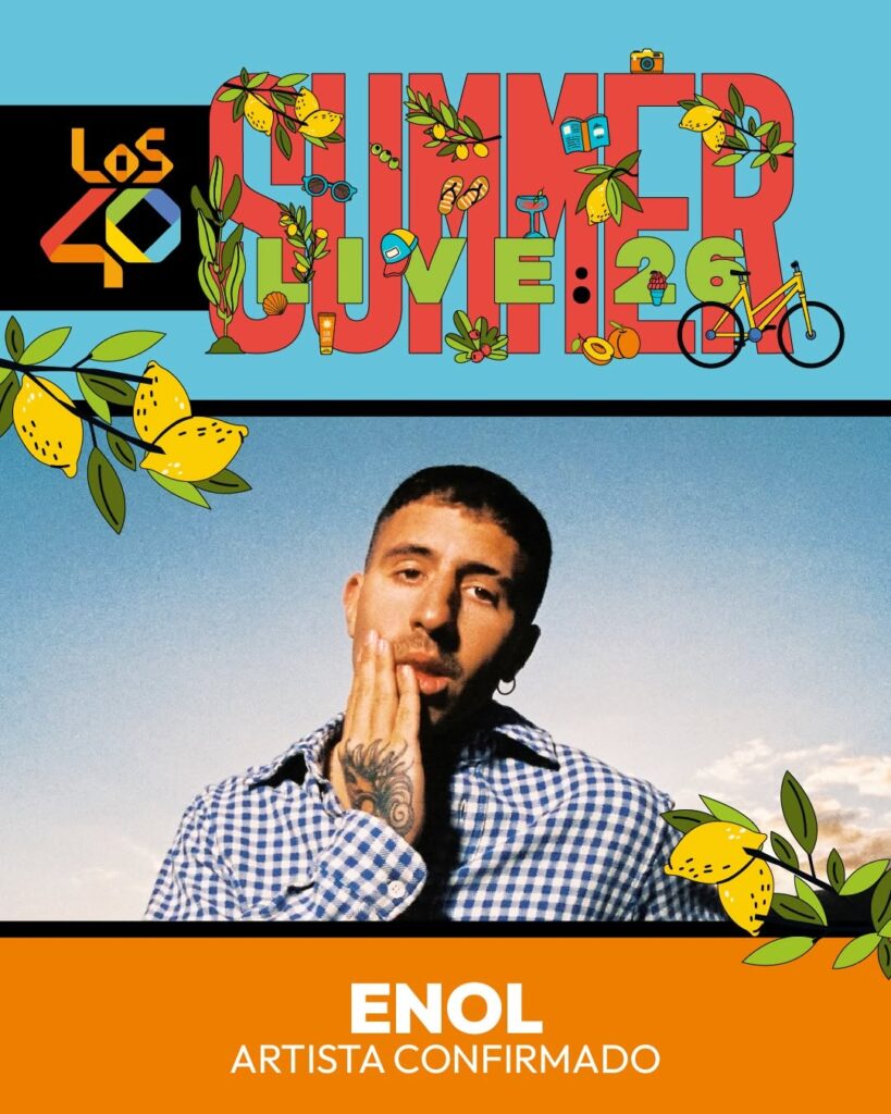 Espectacular cartel de LOS40 Summer Live 2026 en Peñíscola – foto 3