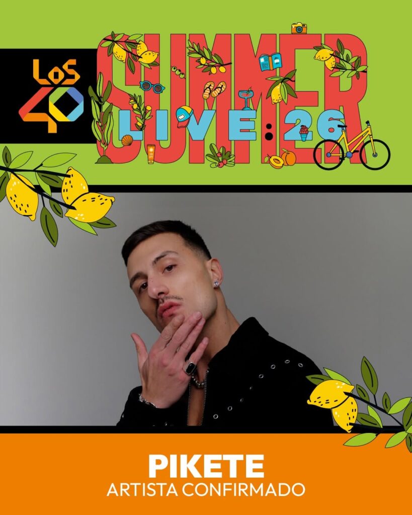 Espectacular cartel de LOS40 Summer Live 2026 en Peñíscola – foto 4