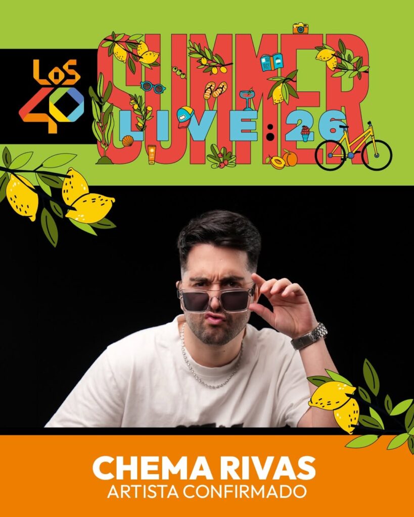 Espectacular cartel de LOS40 Summer Live 2026 en Peñíscola – foto 5