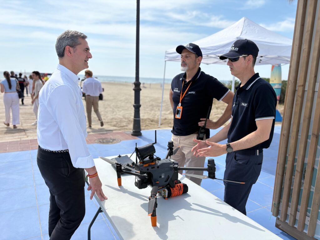 Castellón activa el dron de socorrismo