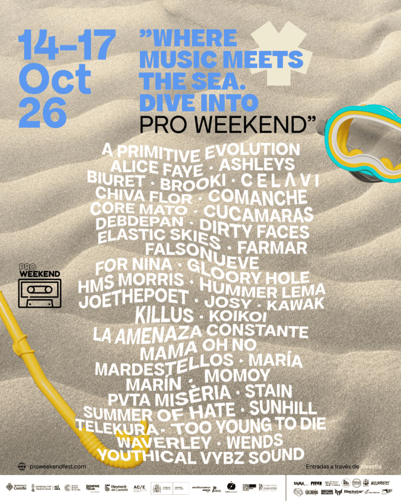 Pro Weekend traerá a Castellón 38 bandas emergentes entre el 14 y el 17 de octubre