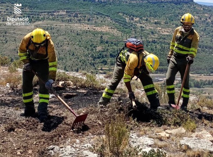 LA UNIÓ pide ampliar las ayudas por los incendios de la Serra d’Espadà a los de Tírig y otras poblaciones