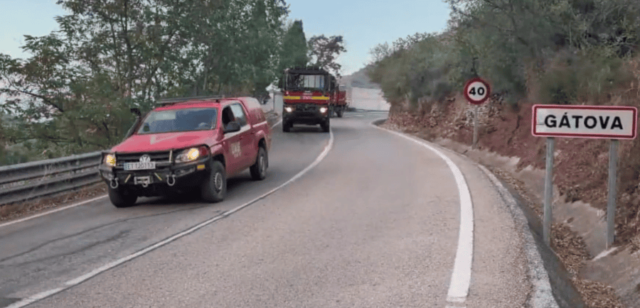 Estabilizado el incendio de Segorbe