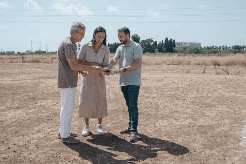 Censal Parc comienza a hacerse realidad con los primeros trabajos sobre el terreno