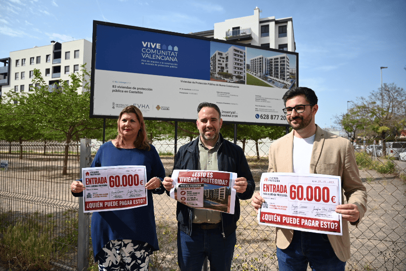 Simó exige a Carrasco que se plante ante Pérez Llorca y evite que las VPP de Castelló vuelvan a subir de precio