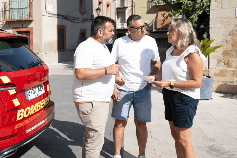 La Diputación de Castellón responde de nuevo ante una emergencia y pone a disposición de Tírig y Catí la línea de catástrofes para paliar los daños ocasionados por el incendio forestal