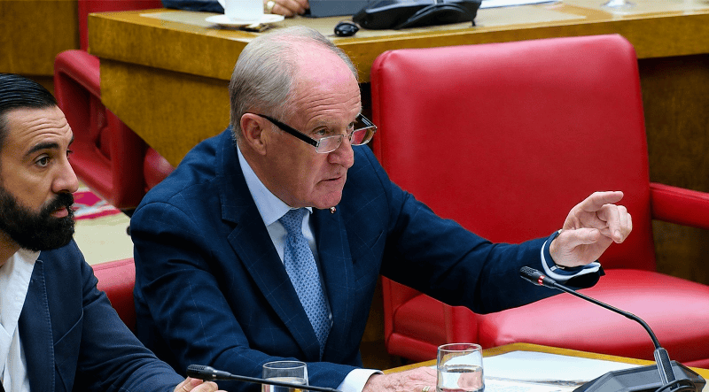Alberto Asarta, diputado de VOX por Castellón, pone en duda que el Gobierno de Sánchez no supiera nada de la invasión de Ceuta