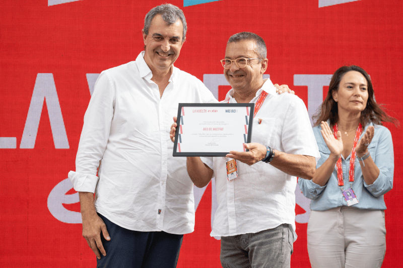 Ares recoge el sello ‘Más Bici’ en la 6.ª etapa de ‘la Vuelta’