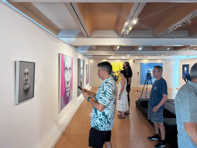 : Moncofa cierra la temporada de la Sala María Sorolla con una exposición de Jesús Navarro, Iban Navarro y Griselda Ferrández