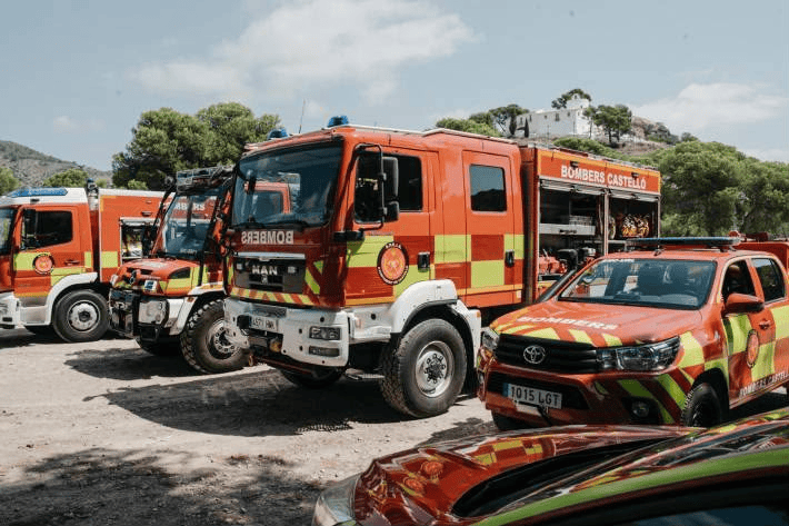 El Servicio de Bomberos intensifica los controles en las zonas forestales de Castellón ante el nivel 3 de preemergencia