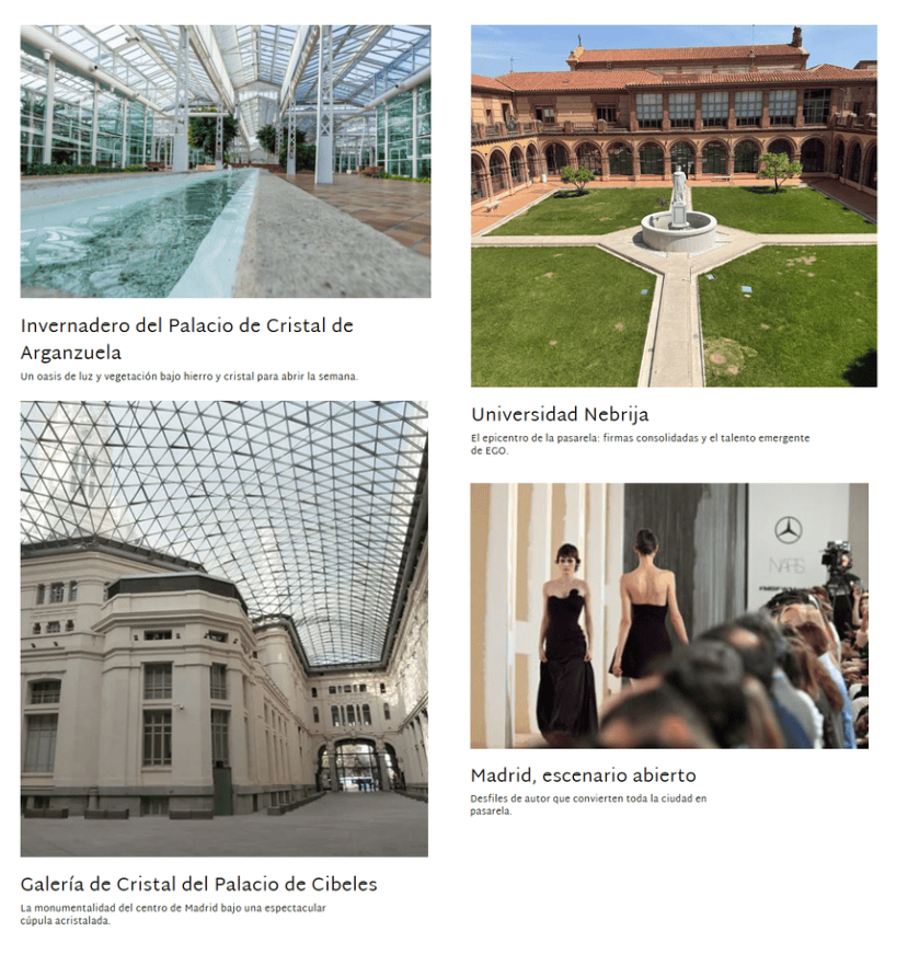 La moda toma Madrid. Seis días. Ocho espacios. Una nueva MBFWMadrid.
