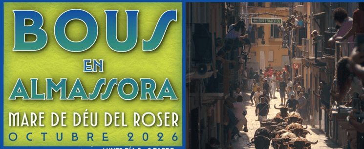 Almassora presenta su cartel taurino para la Mare de Déu del Roser