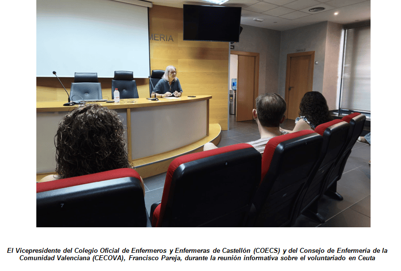El COECS reúne a sus colegiados para coordinar el voluntariado en Ceuta y convoca una nueva sesión informativa telemática el 14 de septiembre