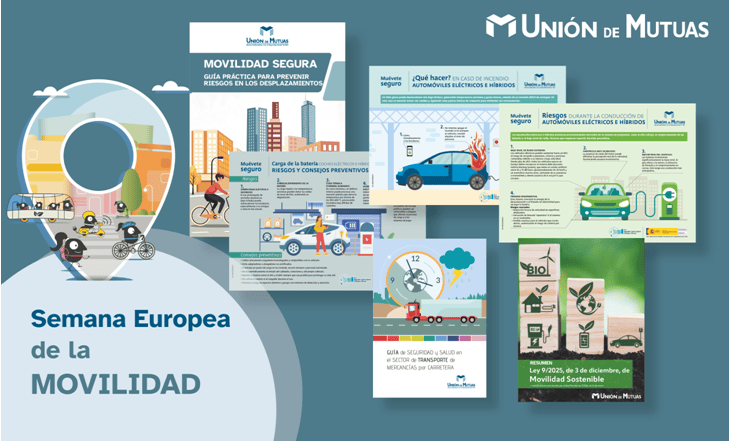 Unión de Mutuas celebra la Semana Europea de la Movilidad poniendo el foco en una movilidad más segura, sostenible y adaptada a las nuevas formas de desplazamiento