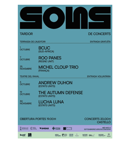 Programación SONS otoño 2026