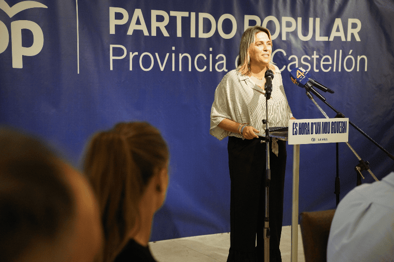 Marta Barrachina reivindica la fuerza de la provincia de Castellón para que Feijóo le dé un giro a España