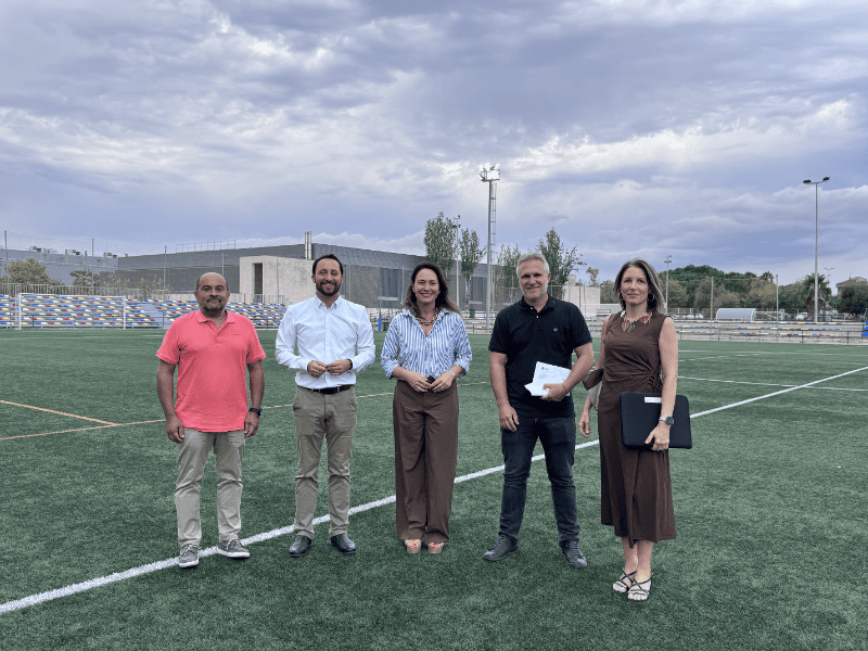 Castellón recepciona la renovación de la iluminación LED del campo de fútbol de Gaetà Huguet tras invertir más de 60.000 euros