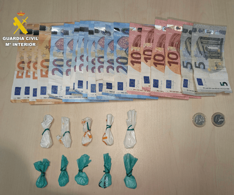 La Guardia Civil ha detenido a un hombre por tráfico de drogas en Alquerías del Niño Perdido