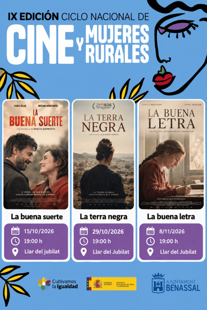 Benassal acoge la IX edición del Ciclo Nacional de Cine y Mujeres Rurales con tres proyecciones