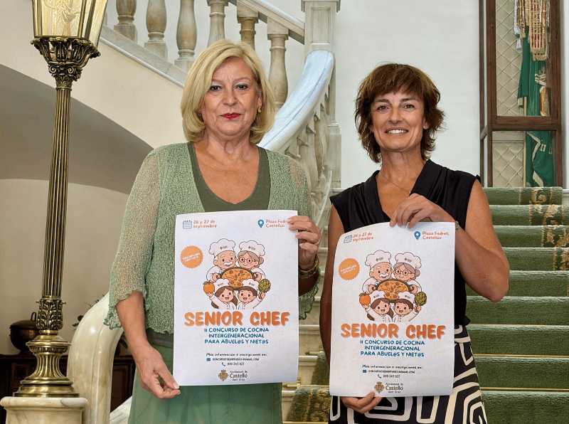 Senior Chef reúne este fin de semana a 20 parejas de abuelas o abuelos y nietos en la plaza Fadrell
