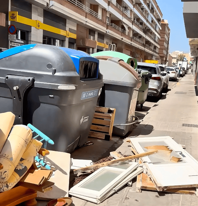 El PSPV alerta de que más de la mitad de las familias de Castelló pagará el doble que en 2023 por la tasa de basura