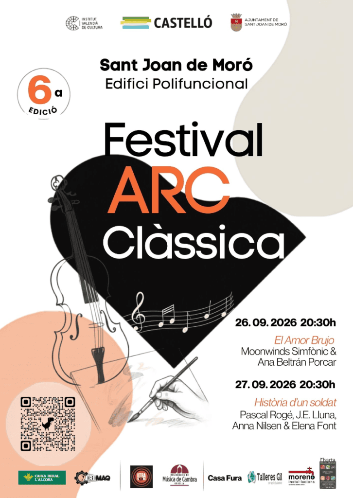El Festival ARC Clàssica celebra en Sant Joan de Moró el 150 aniversario de Manuel de Falla con dos noches de música, creación y vanguardia
