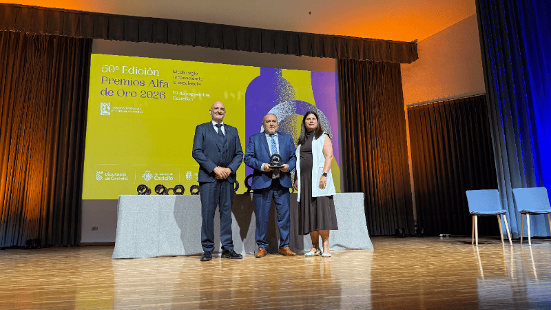 La Diputación de Castellón ensalza la innovación, transformación y crecimiento que atesoran los Premios Alfa de Oro en sus 50 ediciones