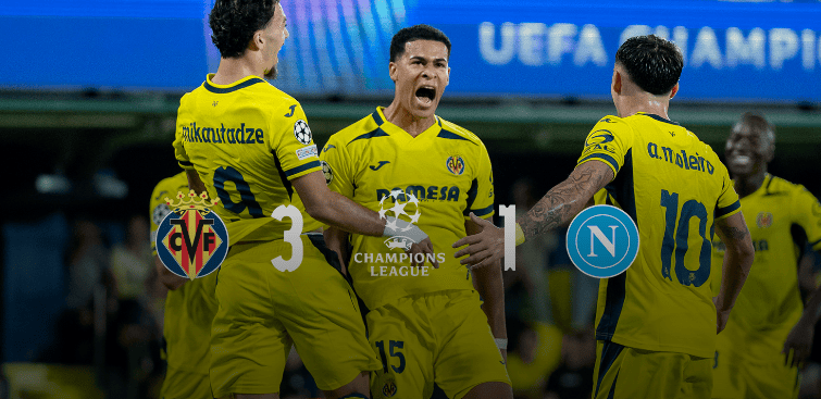 El Villarreal remonta y consigue la primera victoria en la Champions (3-1)