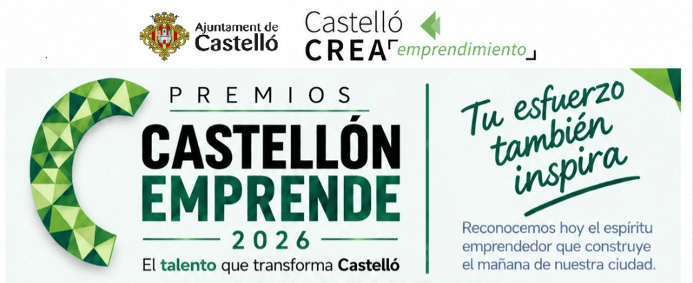 La presentación de candidaturas para los Premios Castellón Emprende finaliza el 30 de octubre