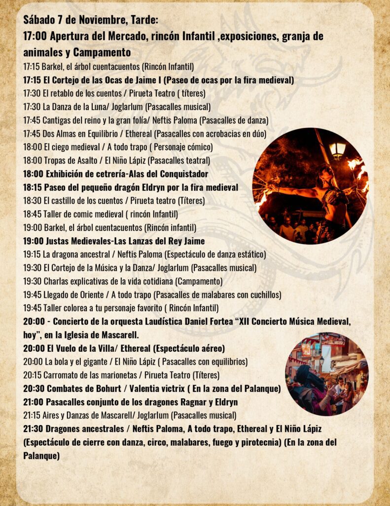 La XIX Feria Medieval de Mascarell se presenta  como una de las ferias referente de la Comunitat Valenciana – foto 5