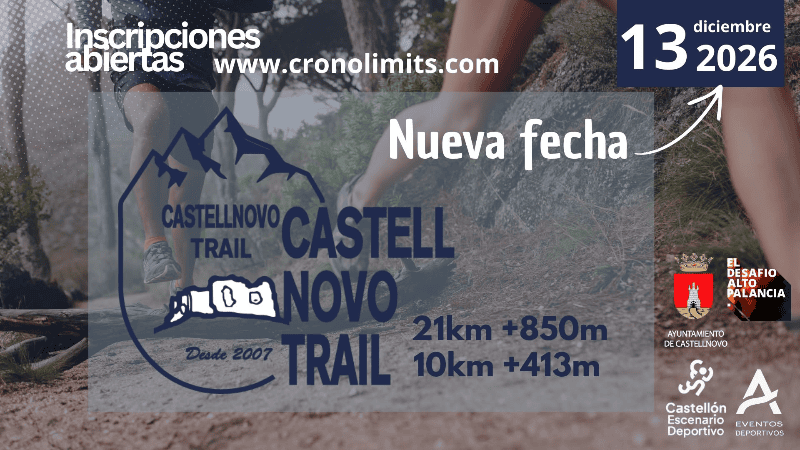 El XVII Trail Castellnovo se celebrará el 13 de diciembre
