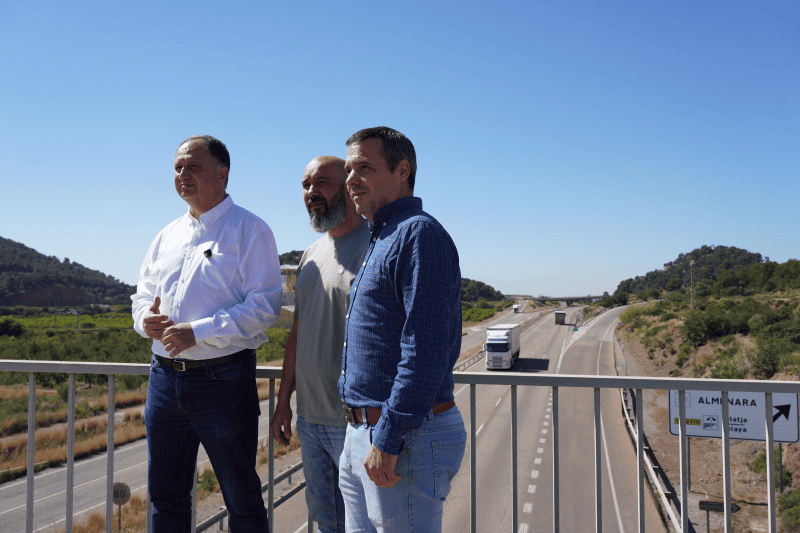 El Gobierno de España sigue dando la espalda al punto negro de la N-340 a su paso por Almenara y el PPCS sitúa el 29N como “el fin del castigo”