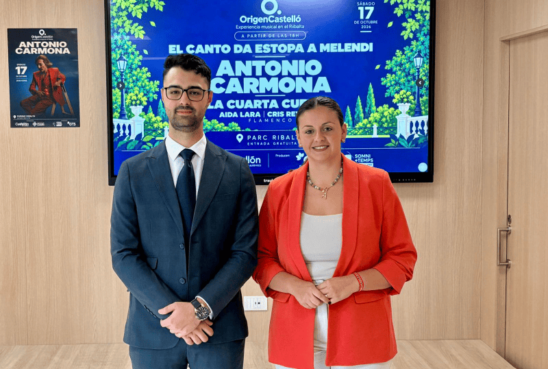Castellón presenta una nueva edición del Festival Origen con el artista Antonio Carmona como principal reclamo