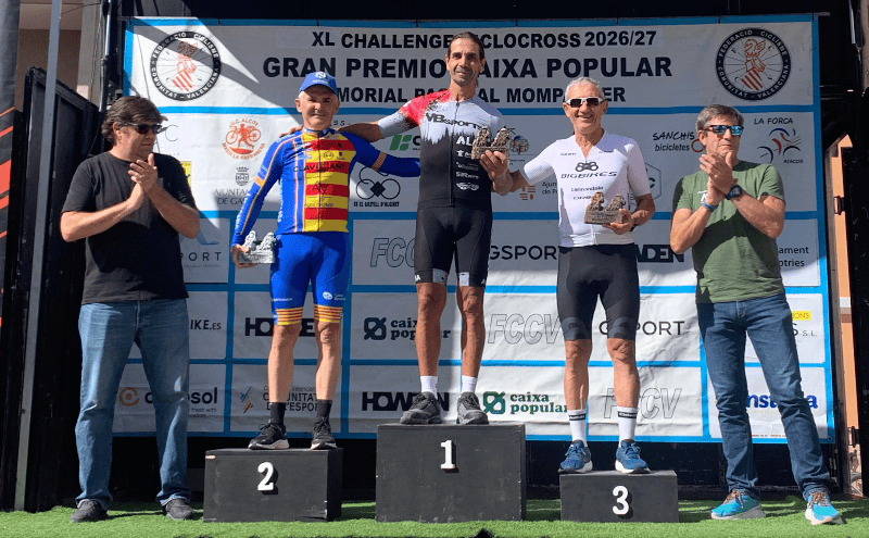 José Julián Balaguer, 2º en la primera prueba de la temporada del ciclocross de la Comunidad Valenciana