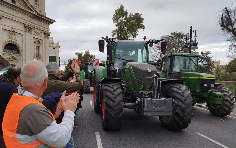 AVA-ASAJA, LA UNIÓ y CCPV-COAG participarán en una manifestación-tractorada en Madrid el 28 de octubre
