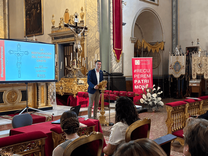 La Diputación de Castellón hace entrega de la imagen restaurada del Santísimo Cristo de la Vall d’Uixó