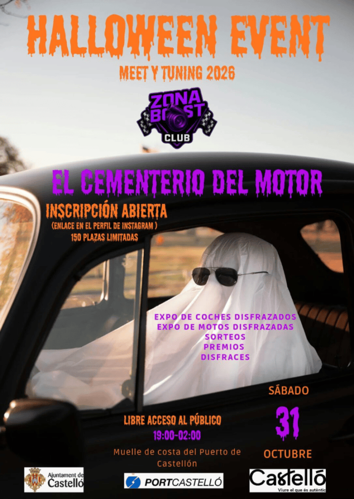 PortCastelló acoge en octubre una exposición de vehículos tuning ambientada en Halloween